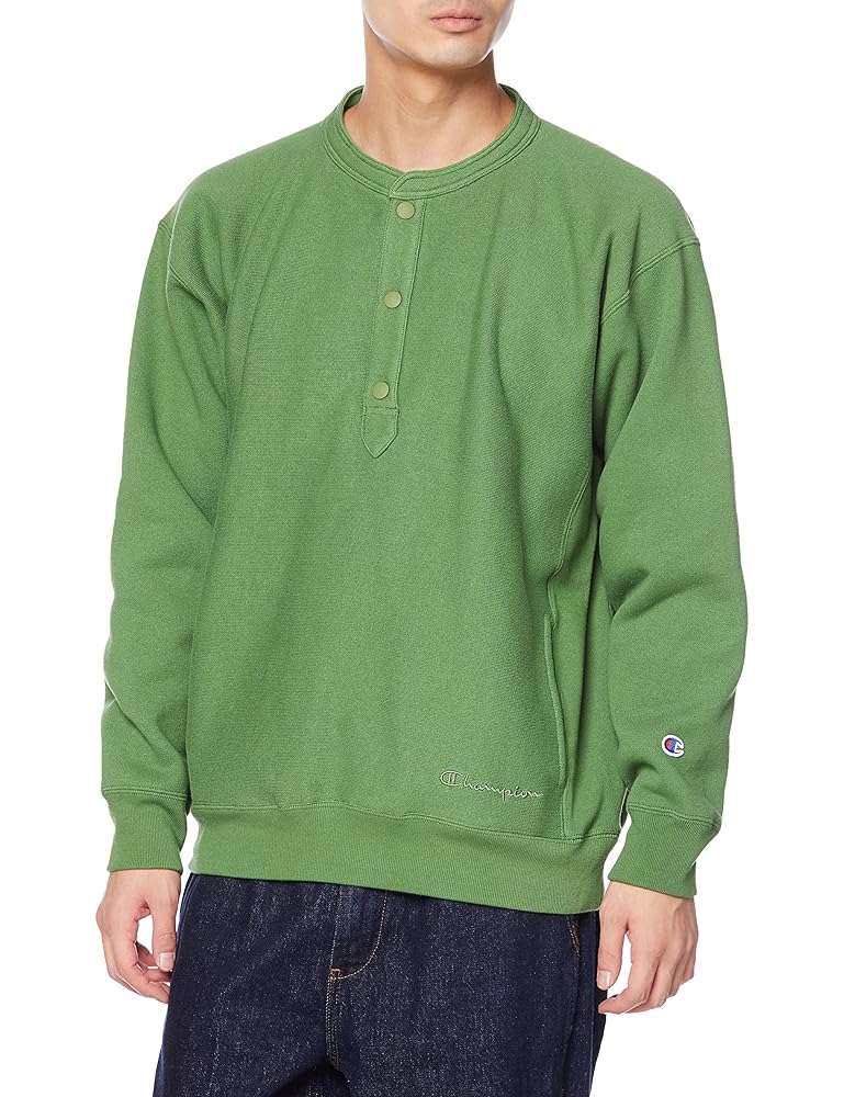 美品 Champion チャンピオン リバースウィーブ ハーフボタン スウェット Amazon | [チャンピオン] リバースウィーブ(R) ハーフスナップ